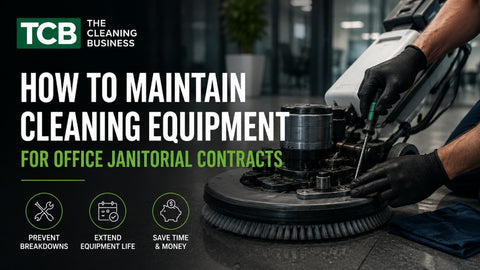 How to Maintain Cleaning Equipment for Office Janitorial Contracts