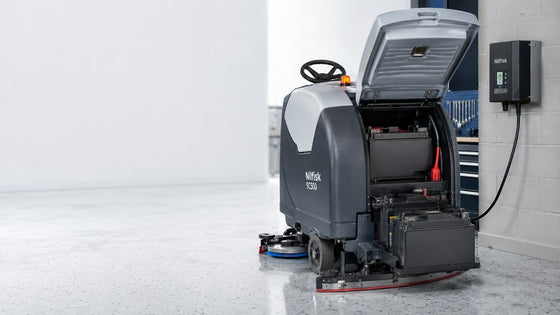 "Nilfisk SC500 Batteries & Charging — Operator Guide"