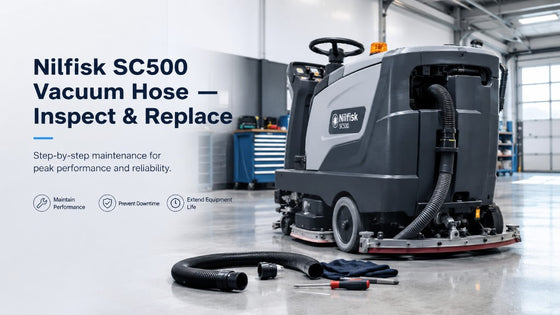 "Nilfisk SC500 Vacuum Hose — Inspect & Replace"