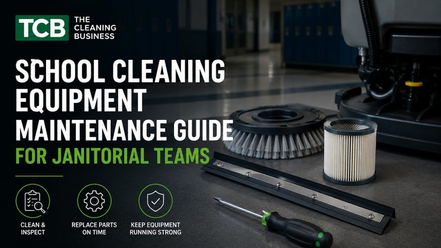 School Cleaning Equipment Maintenance Guide for Janitorial Teams