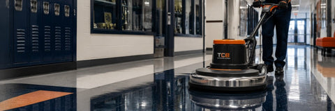 Commercial Floor Pad Color Guide: Black, Green, Red, White, Burnishing, and Scrubbing Pads Explained