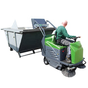IPC Eagle 1280 Battery Powered Rider Vacuum Sweeper - 48" Sweeping Path — gallery image 2