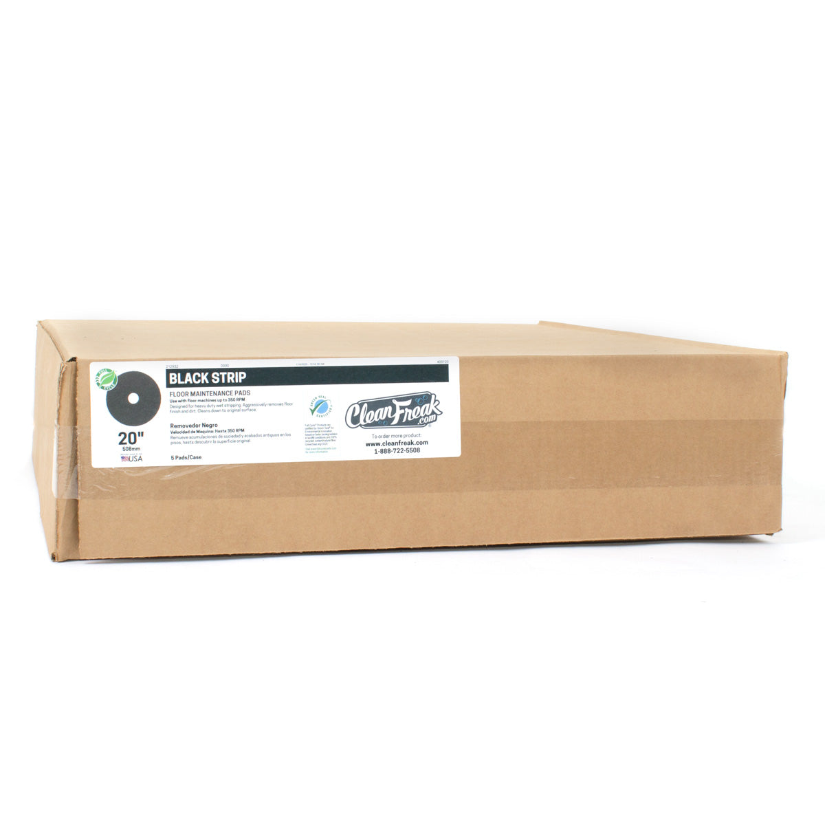 Floor Strip Pad â€” Black (17", 3-Pack) — gallery image 3