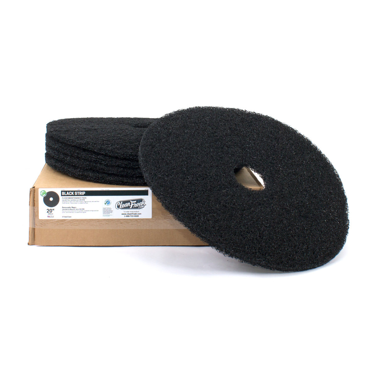 Floor Strip Pad â€” Black (17", 3-Pack) — gallery image 4