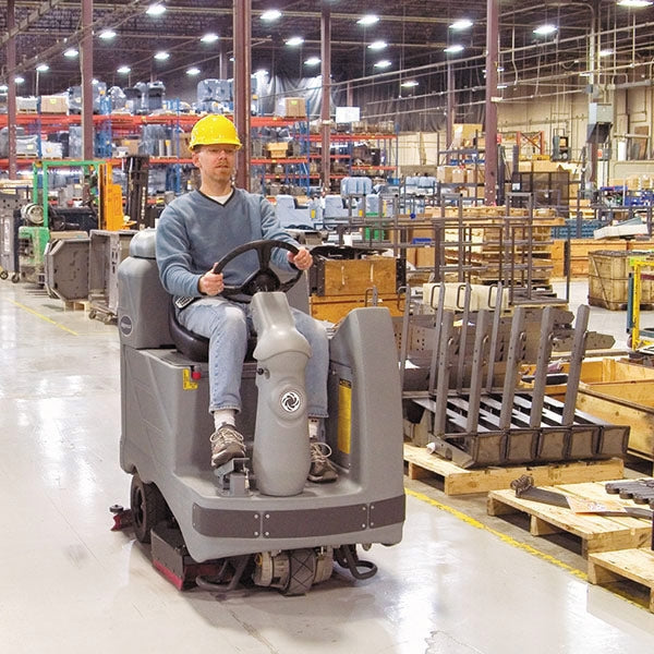 AdvanceÂ® AdgressorÂ® 3220D Industrial 32" Ride on Floor Scrubber - 42 Gallon
