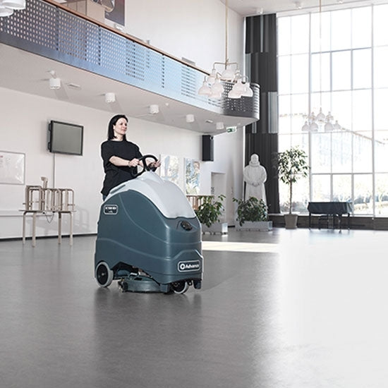 AdvanceÂ® SC1500â„¢ Commercial 20" Stand-On Floor Scrubber w/ EcoFlexâ„¢ & Optional REV Technology