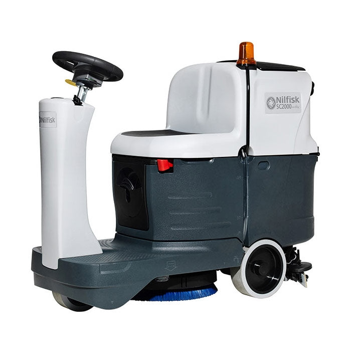 AdvanceÂ® SC2000â„¢ 20" Compact Ride-on Floor Scrubber w/ Pad Drivers - 18.5 Gallons