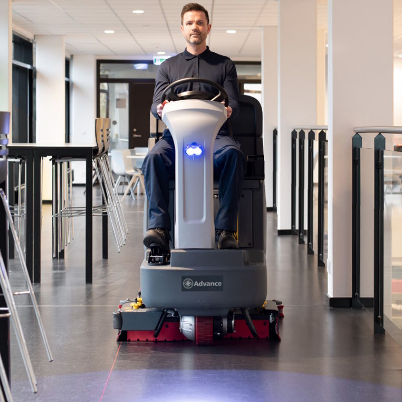 AdvanceÂ® SC4000Â® Ride-On Floor Scrubber w/ REV Technology (Battery, EcoFlexâ„¢ & High Performance Options Available)