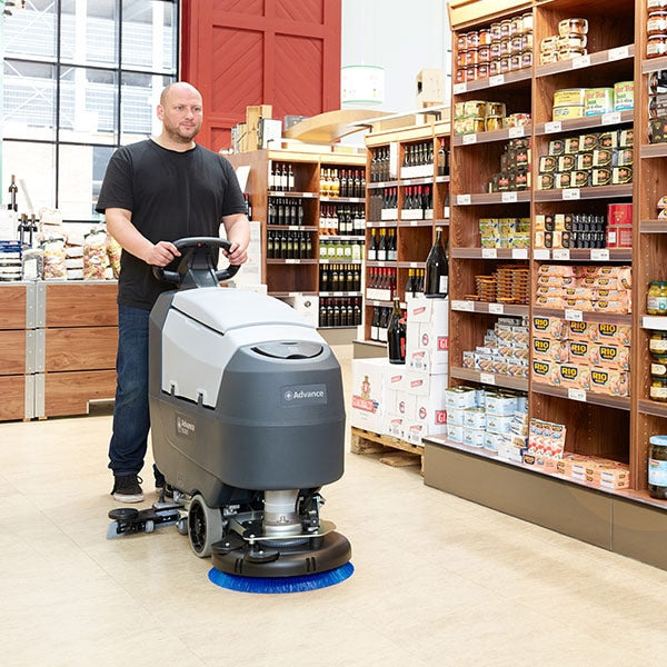 AdvanceÂ® SC401â„¢ Compact 17" Automatic Floor Scrubber w/ Brush & 105 Ah Batteries