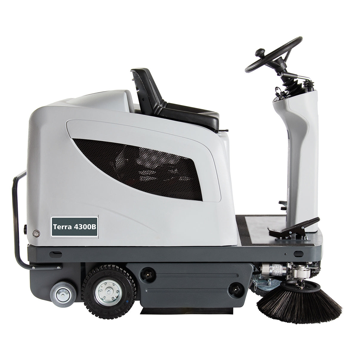 Advance TerraÂ® 4300B Compact Rider Sweeper - 46" Sweeping Path