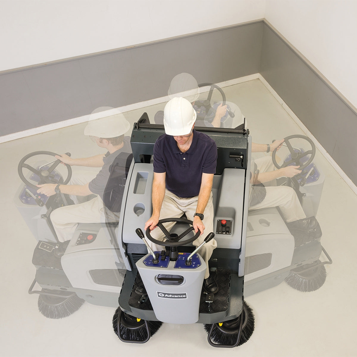 AdvanceÂ® SW4000â„¢ Rider Sweeper - 49" Sweeping Path