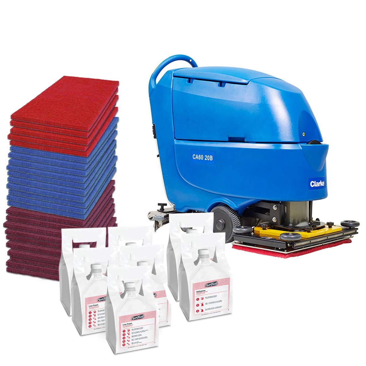 ClarkeÂ® BoostÂ® 14" x 20" Oscillating Auto Scrubber Floor Stripping Package