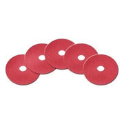 Floor Scrubber Pad Set â€” Red/Blue (17", 5-Pack)
