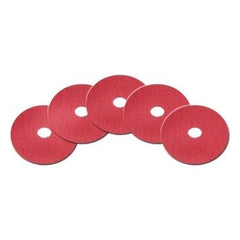 Floor Scrubber Pad Set â€” Red/Blue (17", 5-Pack)