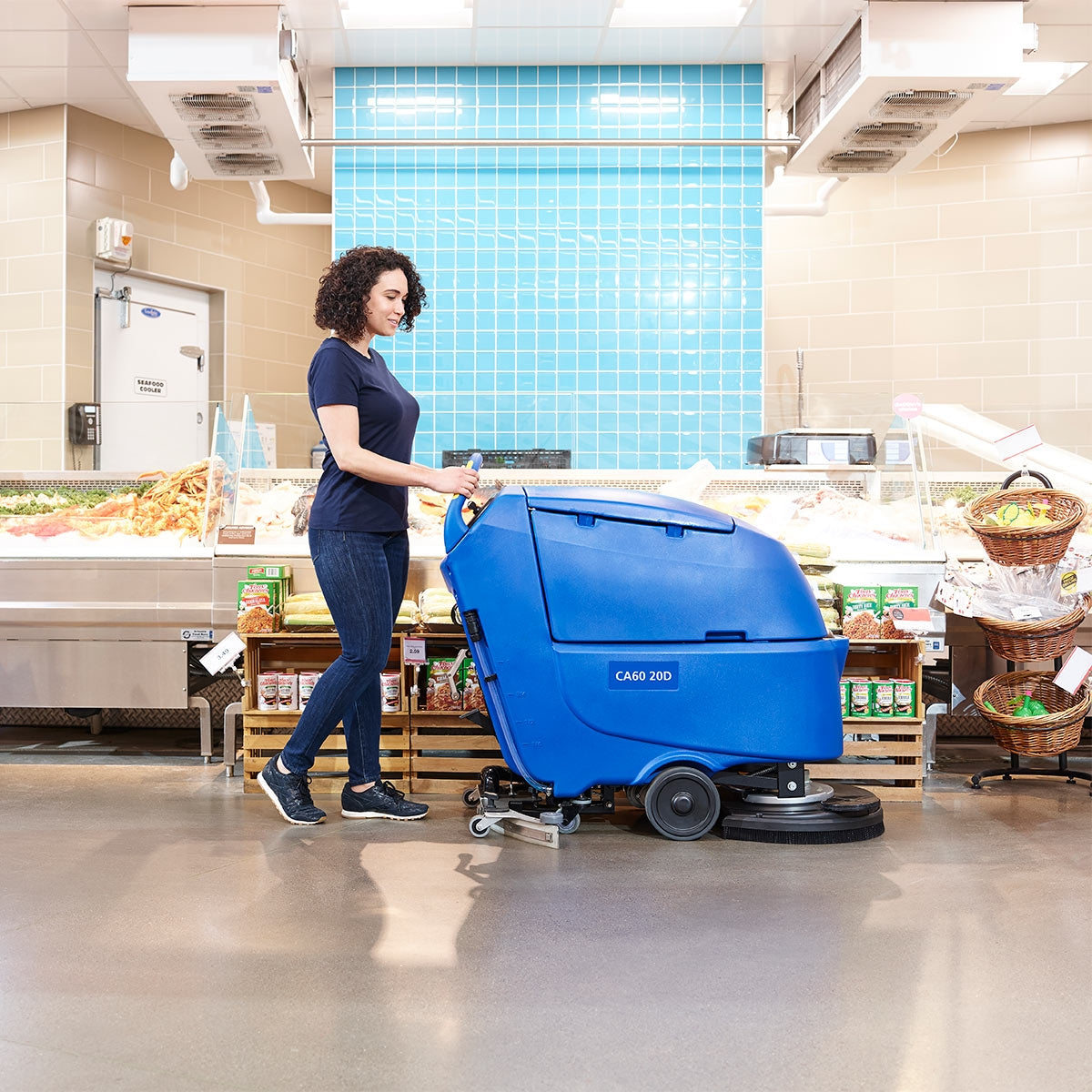 ClarkeÂ® CA60 20D Walk Behind Auto Scrubber - 20" Disc Head