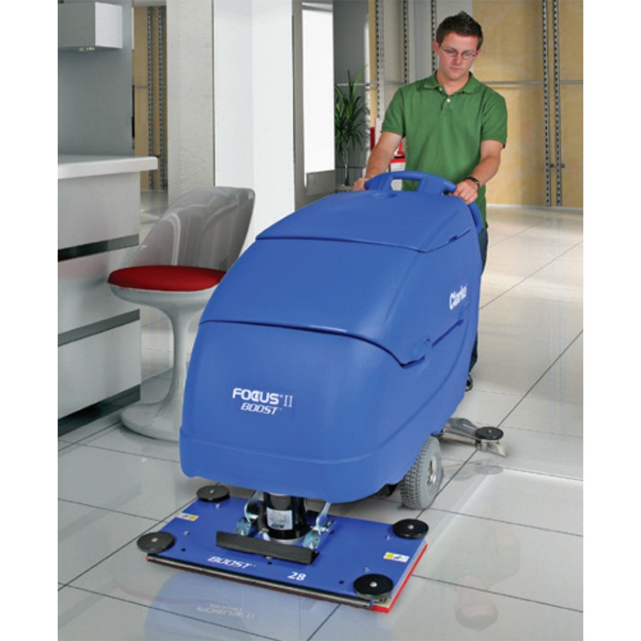 ClarkeÂ® FocusÂ® II BoostÂ® 28 inch Orbital Auto Scrubber (Refurbished)