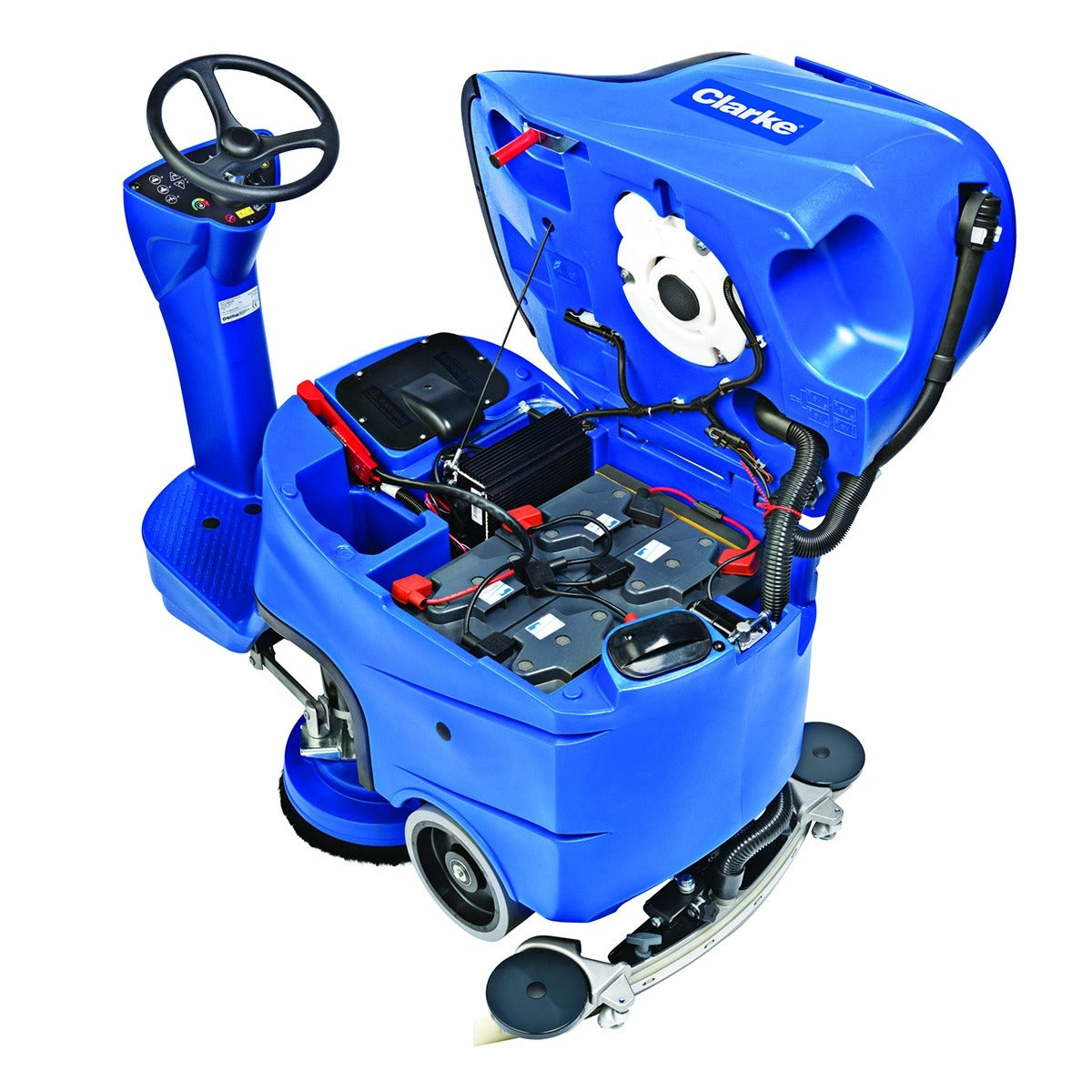 ClarkeÂ® FocusÂ® II MicroRiderâ„¢ Auto Floor Scrubber (26" or 14" x 28" Deck Options) - 21 Gallons