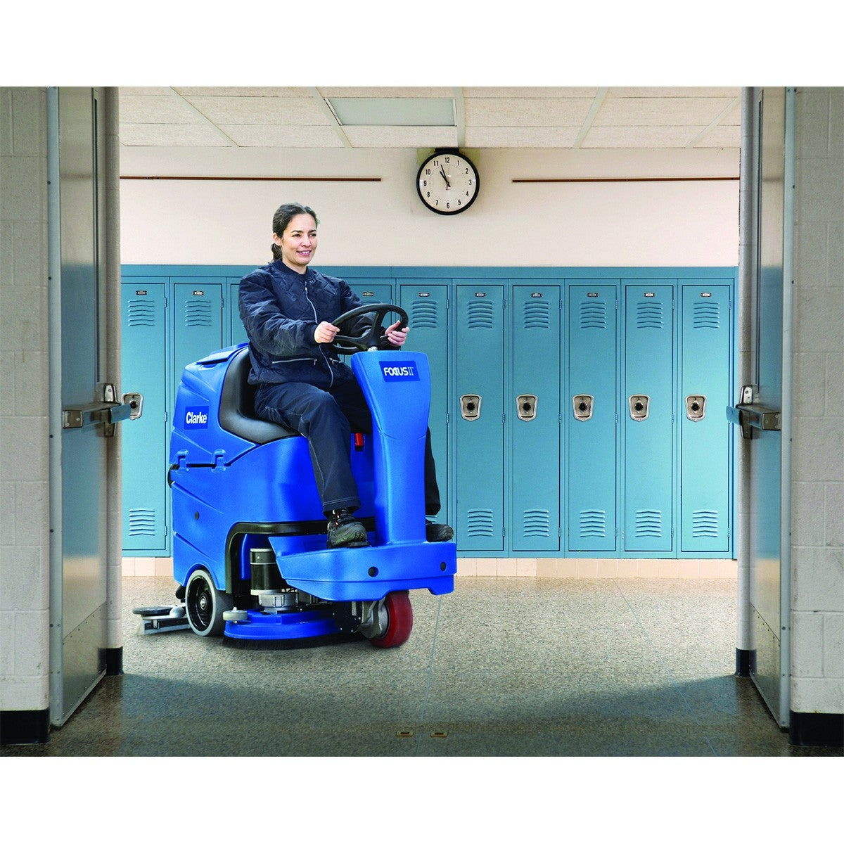 ClarkeÂ® FocusÂ® II MicroRiderâ„¢ Auto Floor Scrubber (26" or 14" x 28" Deck Options) - 21 Gallons