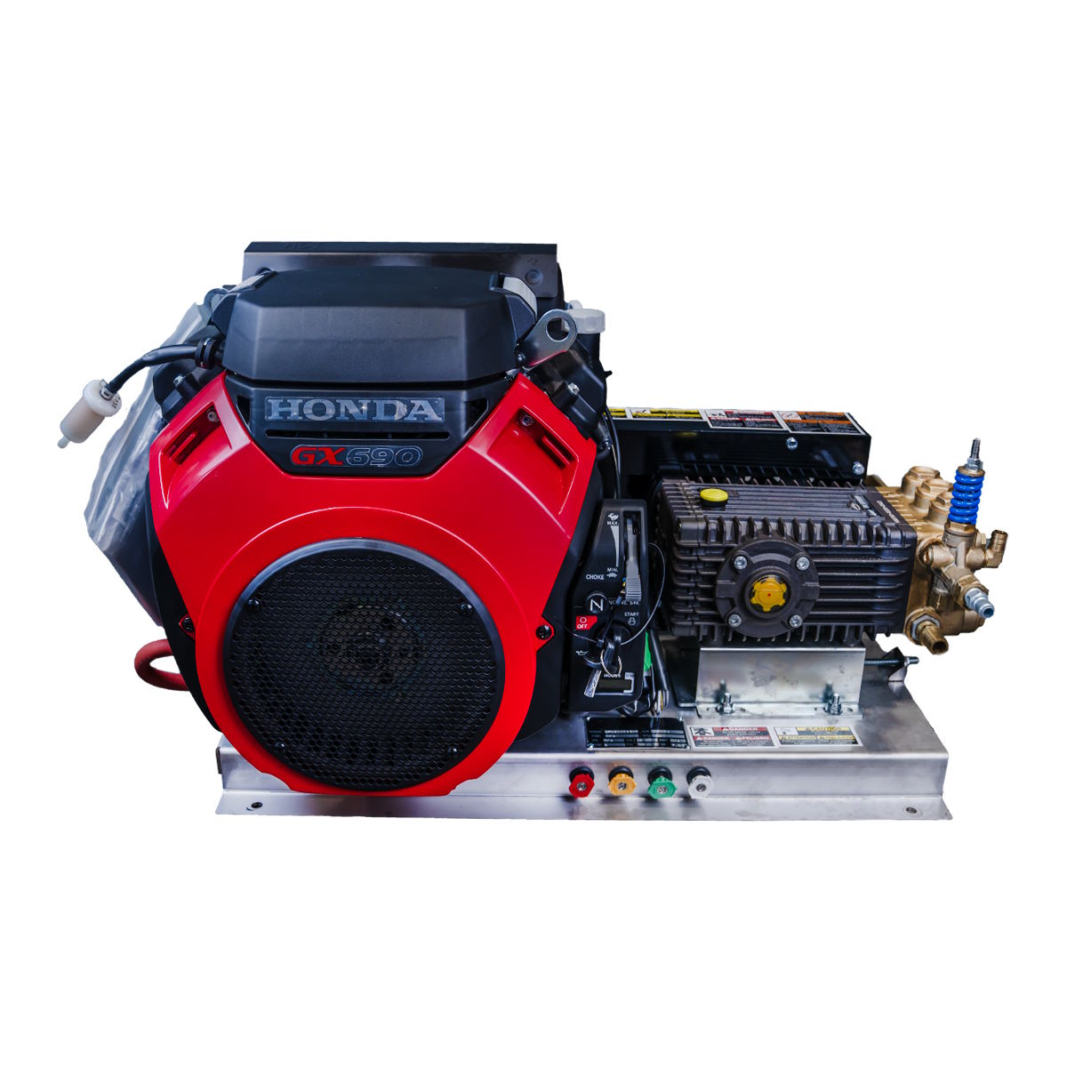 CleanFreakÂ® Skid Mount Honda GX690 Engine w/ 8.0 GPM General Pump Pressure Washer (Gas) - 3,500 PSI — gallery image 1