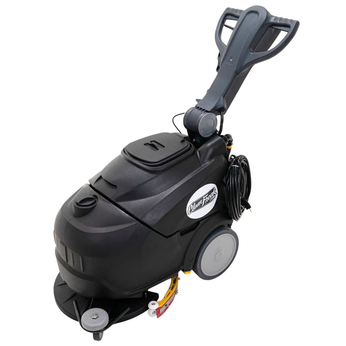 CleanFreak 17" Electric Auto Scrubber Floor Cleaning Package w/ Brush, Pads & Chemicals — gallery image 2