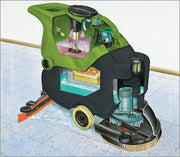 IPC Eagle 20" Brush Driven Scrubber - CT70 - Traction Option