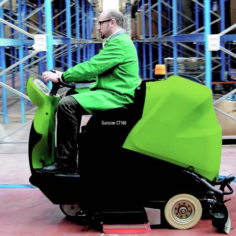IPC Eagle CT160 Automatic Rider Floor Scrubber w/ Brushes (32" Scrub Deck) - 39 Gallons