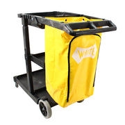Commercial Restroom Cleaning Cart with Mop System — gallery image 4