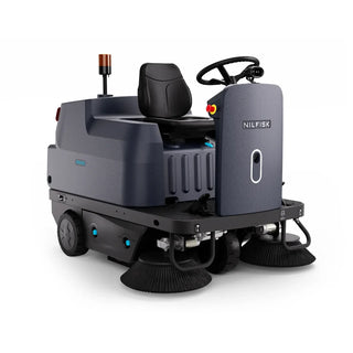 Nilfisk® SW3000™ Ride-On Industrial Floor Sweeper w/ Li-Ion Batteries - 53" Sweeping Path