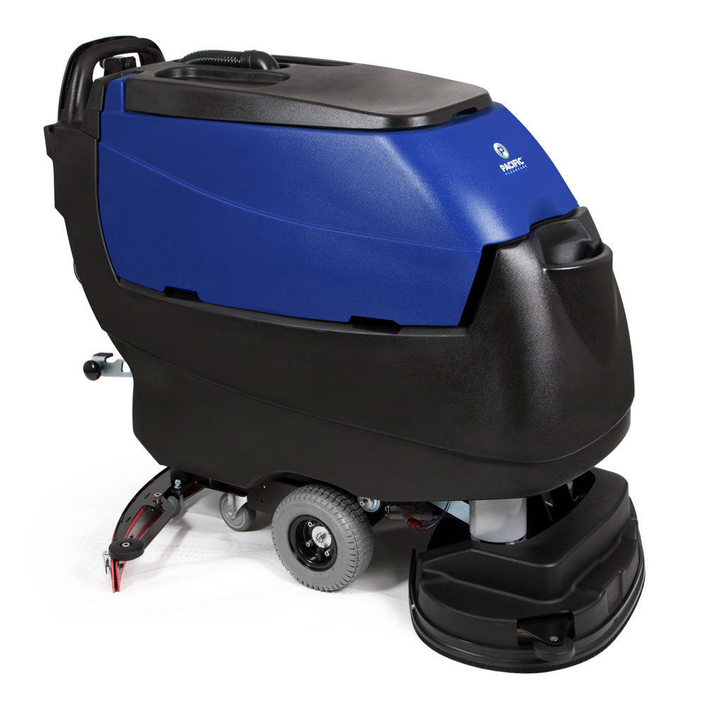 Pacific FloorcareÂ® 28â€ Battery Powered S-28 Floor Scrubber (22 Gallon) w/ Pad Drivers