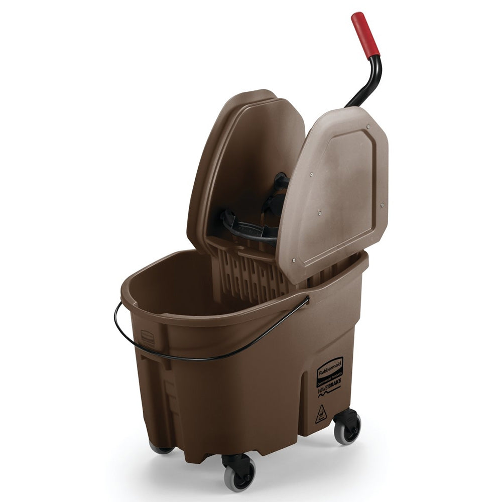 Dual Compartment Mop Bucket & Wringer â€” 35 Quart — gallery image 4