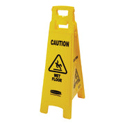 Caution Wet Floor Cone Sign â€” 36 Inch Bilingual — gallery image 4