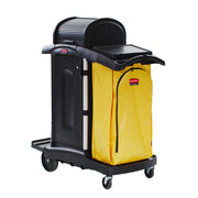 Commercial Restroom Cleaning Cart with Mop System — gallery image 1