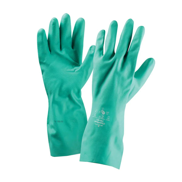 Chemical-Resistant Nitrile Gloves â€” Long Cuff (50 Count)