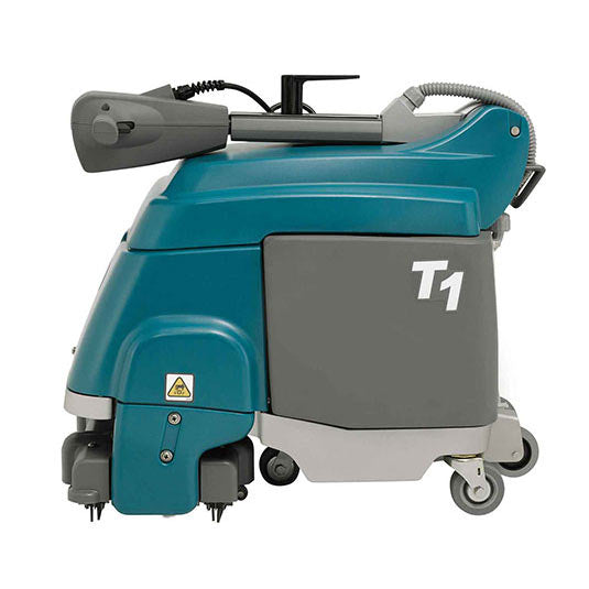 TennantÂ® T1 15â€ Walk Behind Micro Scrubber w/ Cylindrical Brush (Battery & Electric Options) - 3 Gallons