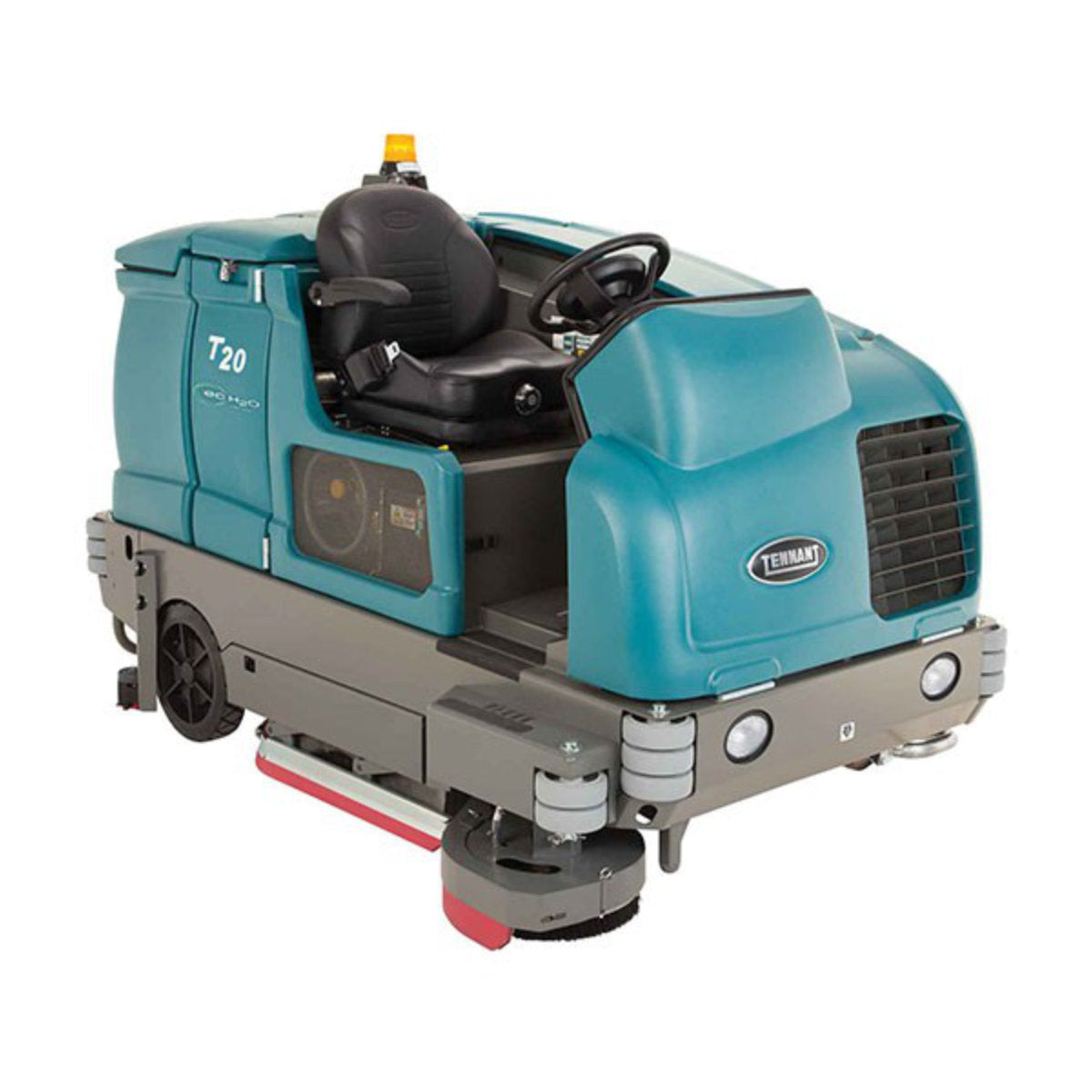 TennantÂ® T20 Industrial Ride-On Floor Scrubber w/ ESÂ® Extended Scrub & ec-H2Oâ„¢ Technology Options â€“ 80 Gallons