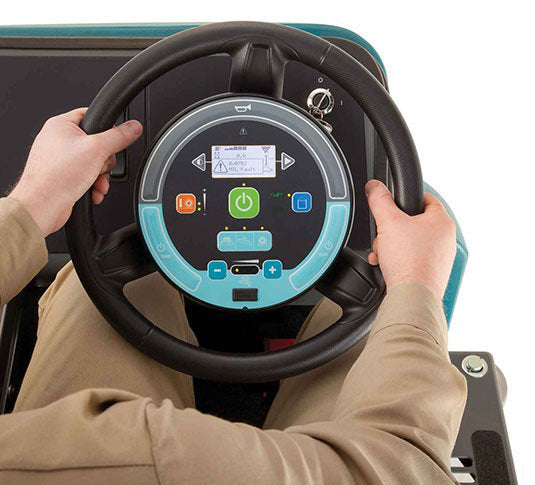 TennantÂ® T20 Industrial Ride-On Floor Scrubber w/ ESÂ® Extended Scrub & ec-H2Oâ„¢ Technology Options â€“ 80 Gallons