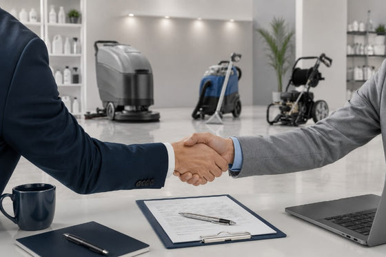 Financing options for commercial cleaning equipment packages