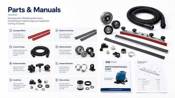 Squeegee blade and parts kit