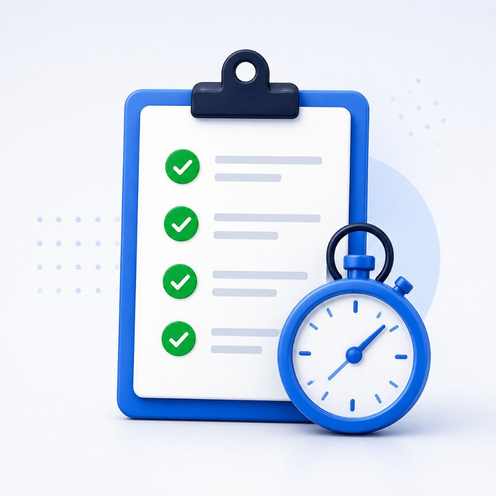 Illustration of the step-by-step Equipment Finder quiz